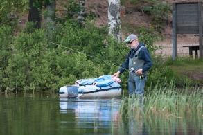 Launching the tube Launching the tube
