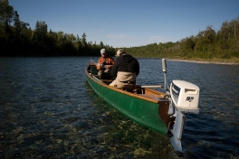 Two men in a boat Two men in a boat