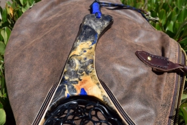 Two-toned blue merle/blonde buckeye burl Two-toned blue merle/blonde buckeye burl