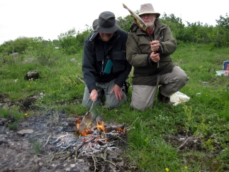 Freshly barbecued lunch Freshly barbecued lunch