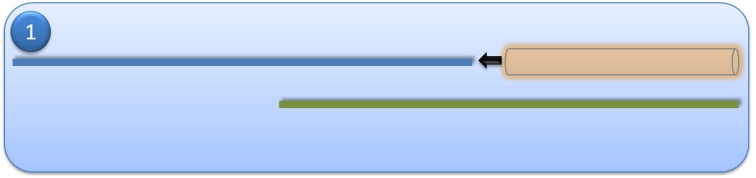 Step 1 - Insert one of the fly lines into a piece of shrink tube of approx. 6-8 cm (3 inches) Step 1 - Insert one of the fly lines into a piece of shrink tube of approx. 6-8 cm (3 inches)