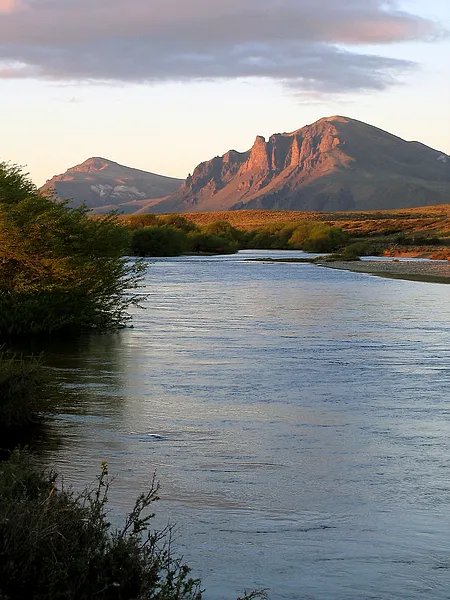 User submitted picture: Rio Chubut and late after...